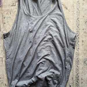 Athleta Gray Wrap Tank Top